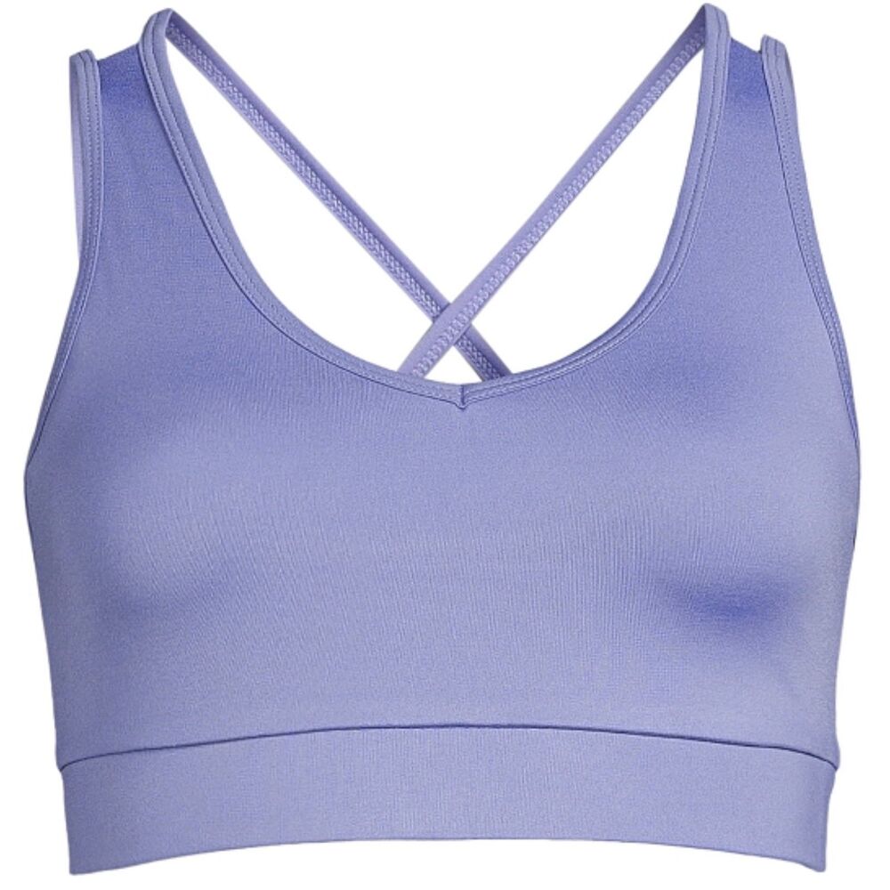 Avia Periwinkle Padded Medium Impact Sports Bra Women's Sz Small
